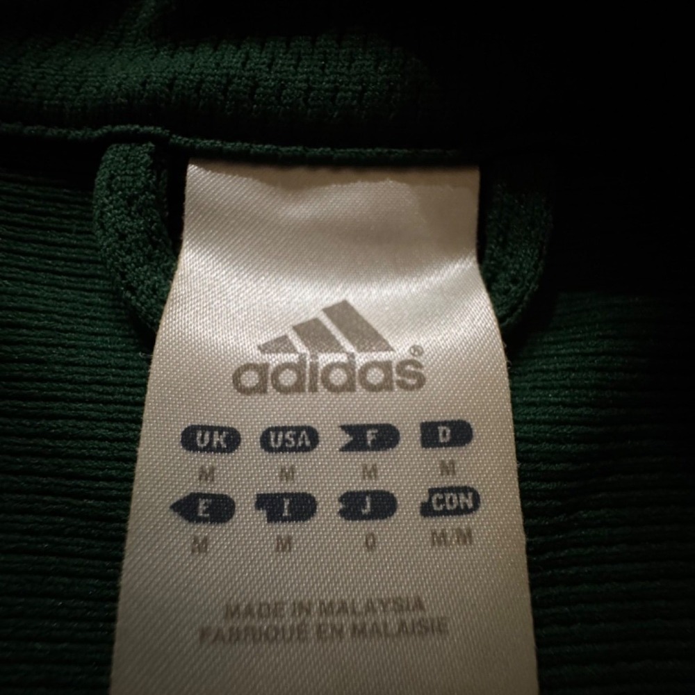 Adidas Irish Green Track Jacket 3 Stripes Mens Medium Excellent Condition - Picture 2 of 5